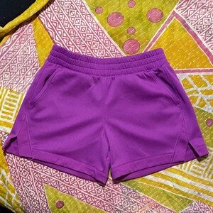 3/$10 Athletic Works Vibrant Purple Girls Athletic Shorts
